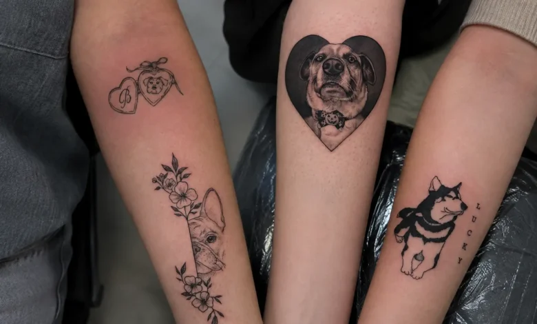 dog memorial tattoo ideas