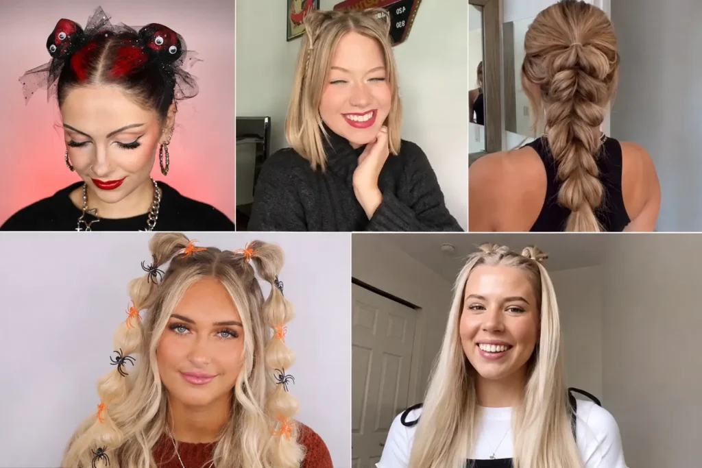 easy halloween hairstyles ideas