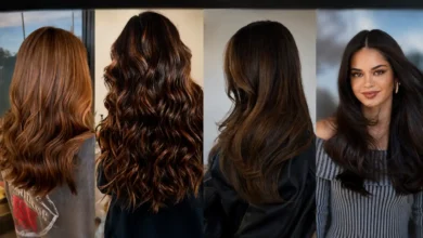 fall hair ideas for brunettes highlights ideas