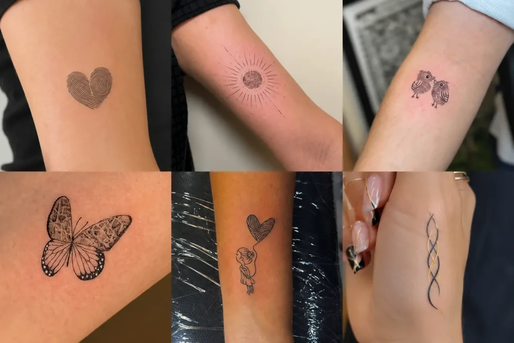 fingerprint tattoo ideas