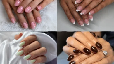 oval fall nails ideas
