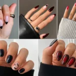 simple halloween nails ideas