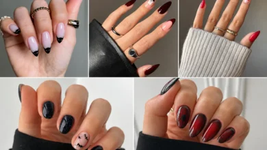 simple halloween nails ideas