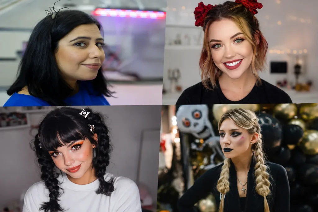 Simple Halloween Hair