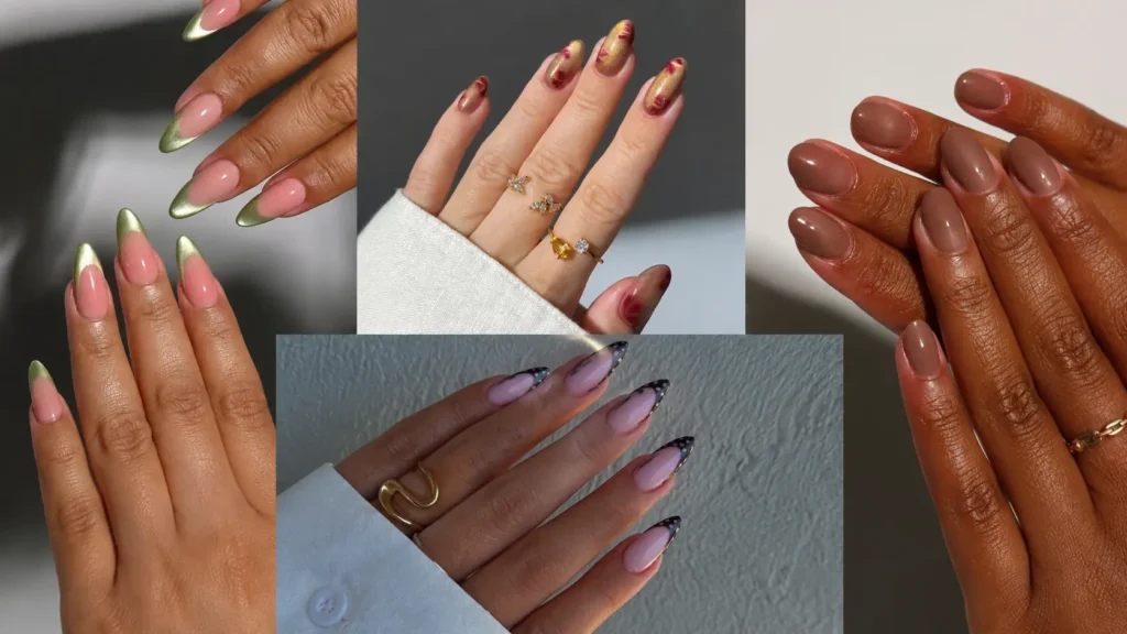 classy fall nails image