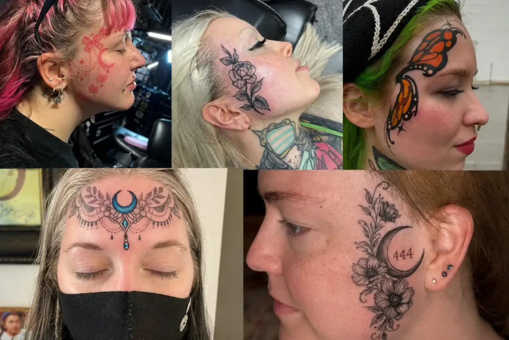 face tattoo ideas image