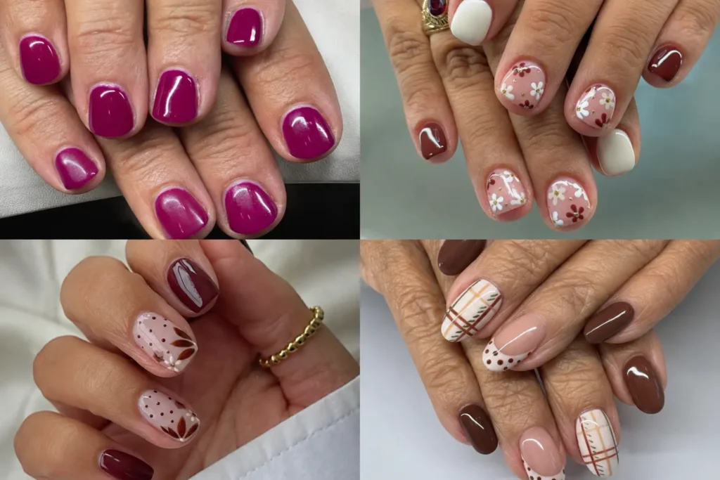 fall gel nails image