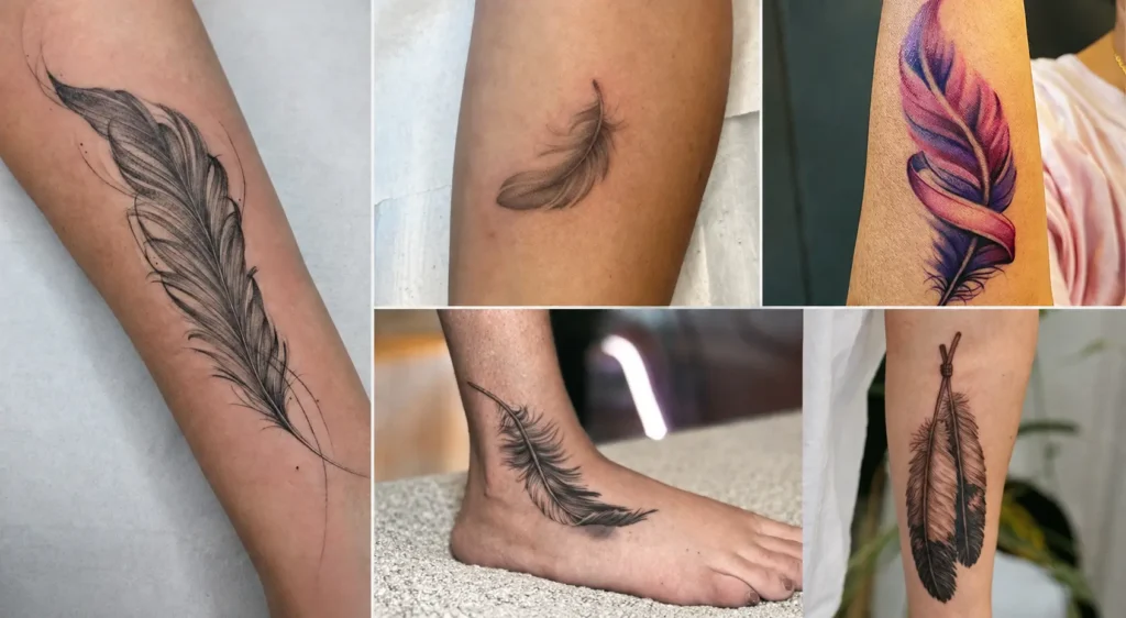 feather tattoos ideas