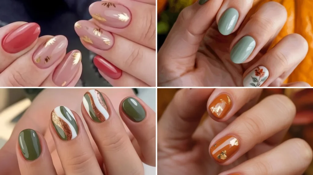 simple september nails