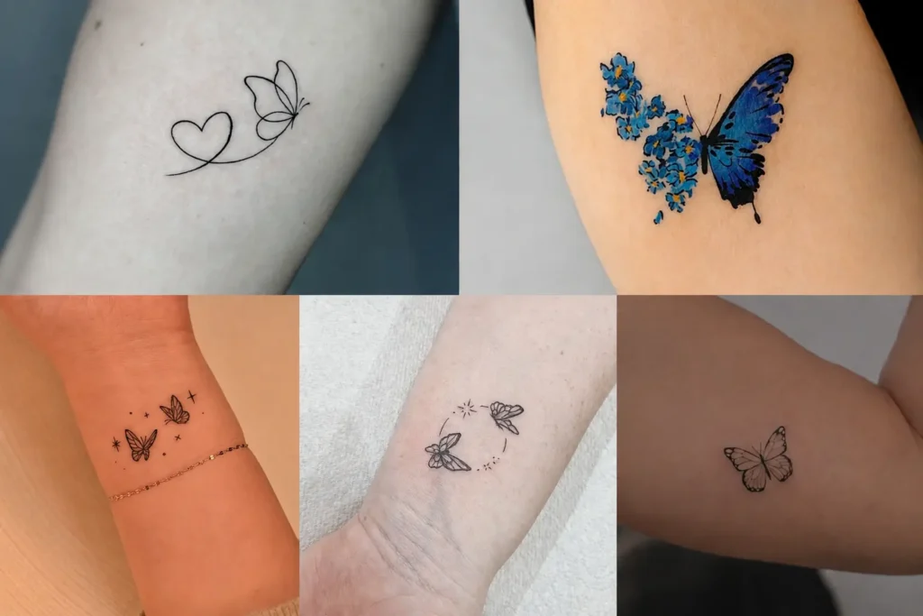 small butterfly tattoos