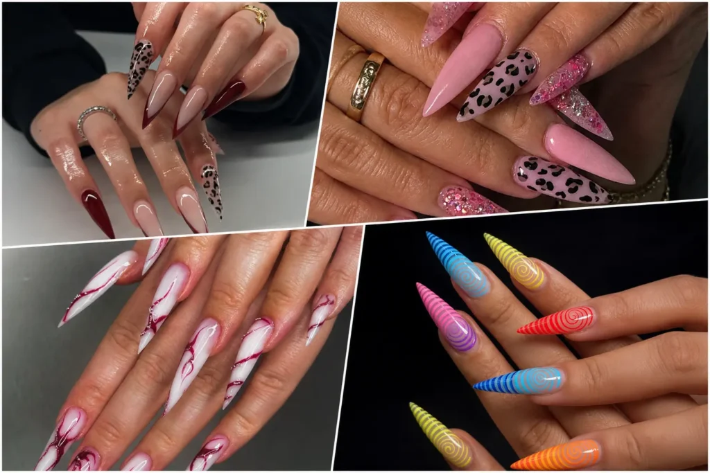 stiletto nails