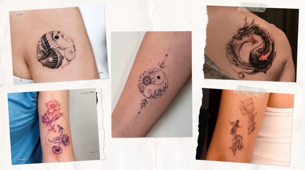 yin yang tattoos