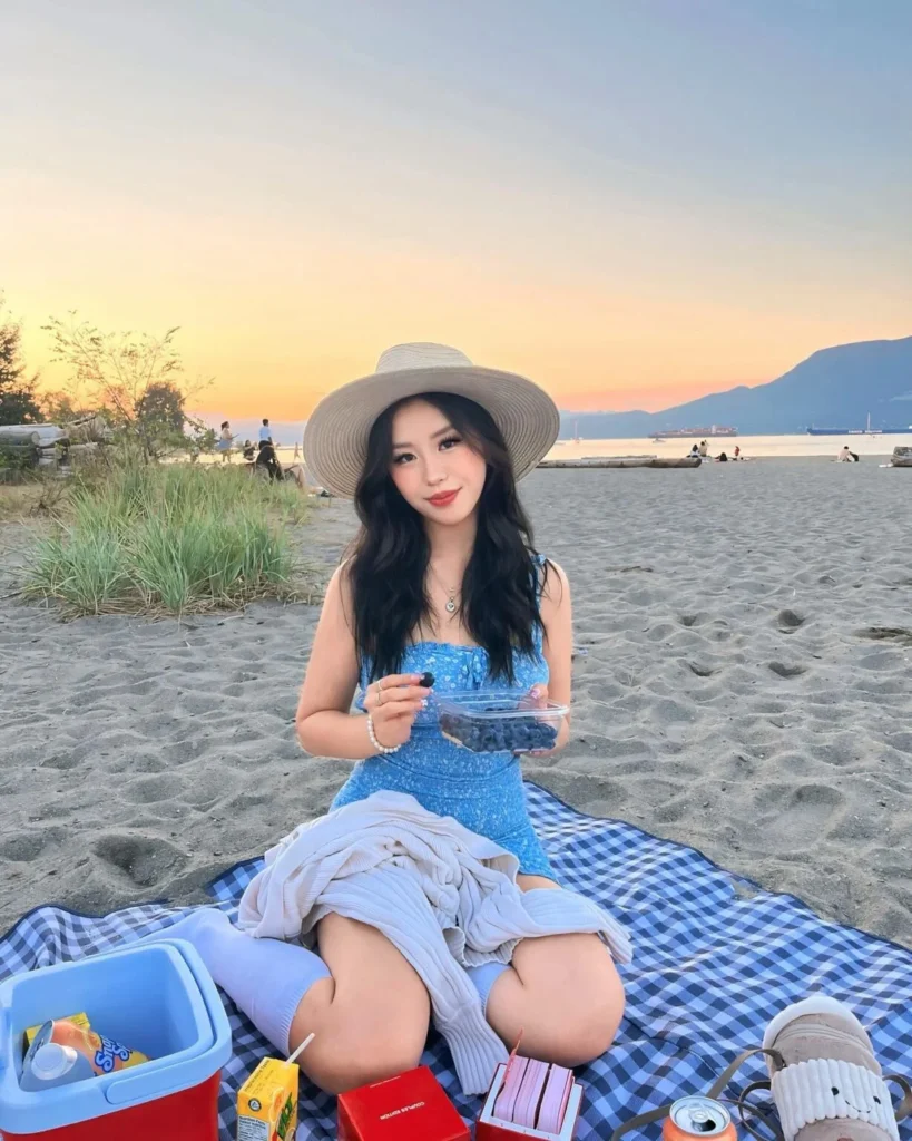 Blueberry Picnic Girl