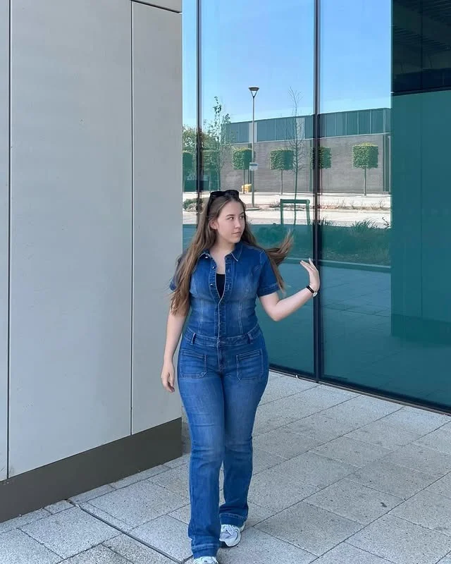 Denim Jumpsuit Look