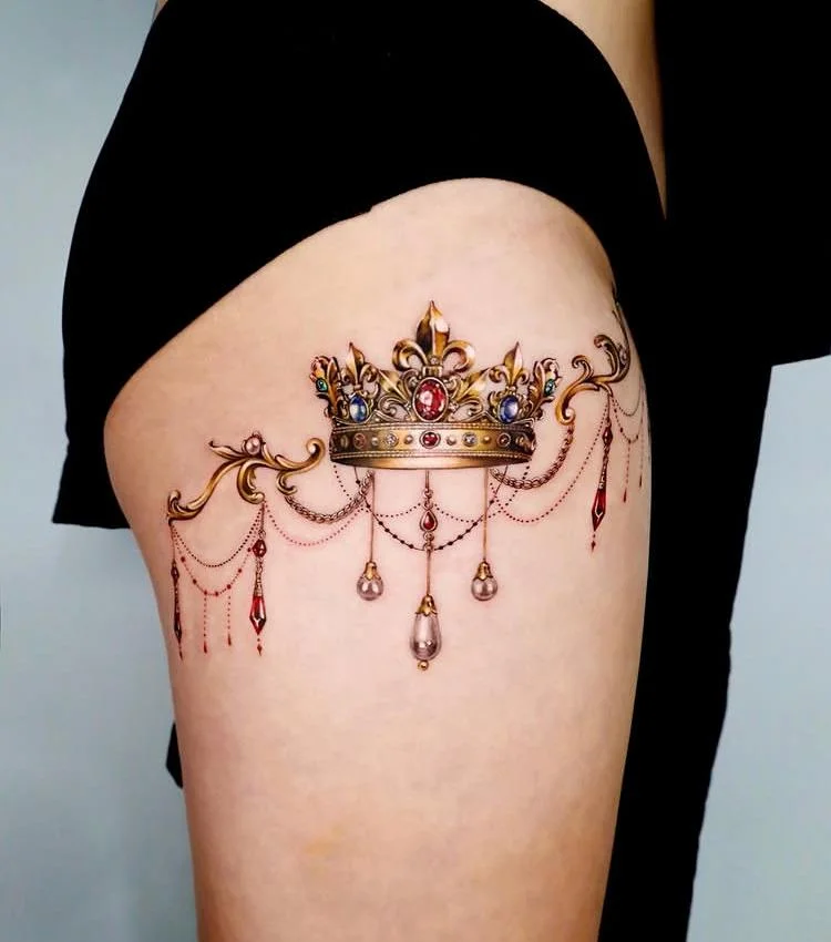 Draped Like Royal Ornament