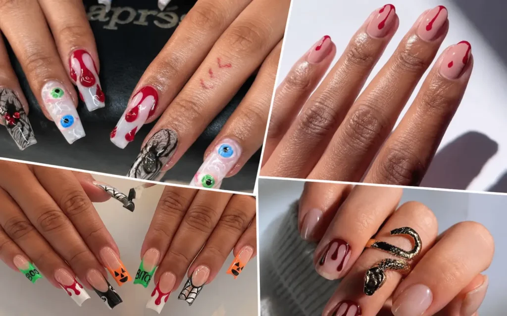 Bloody Nail Designs for Bold and Creative Halloween Glamour