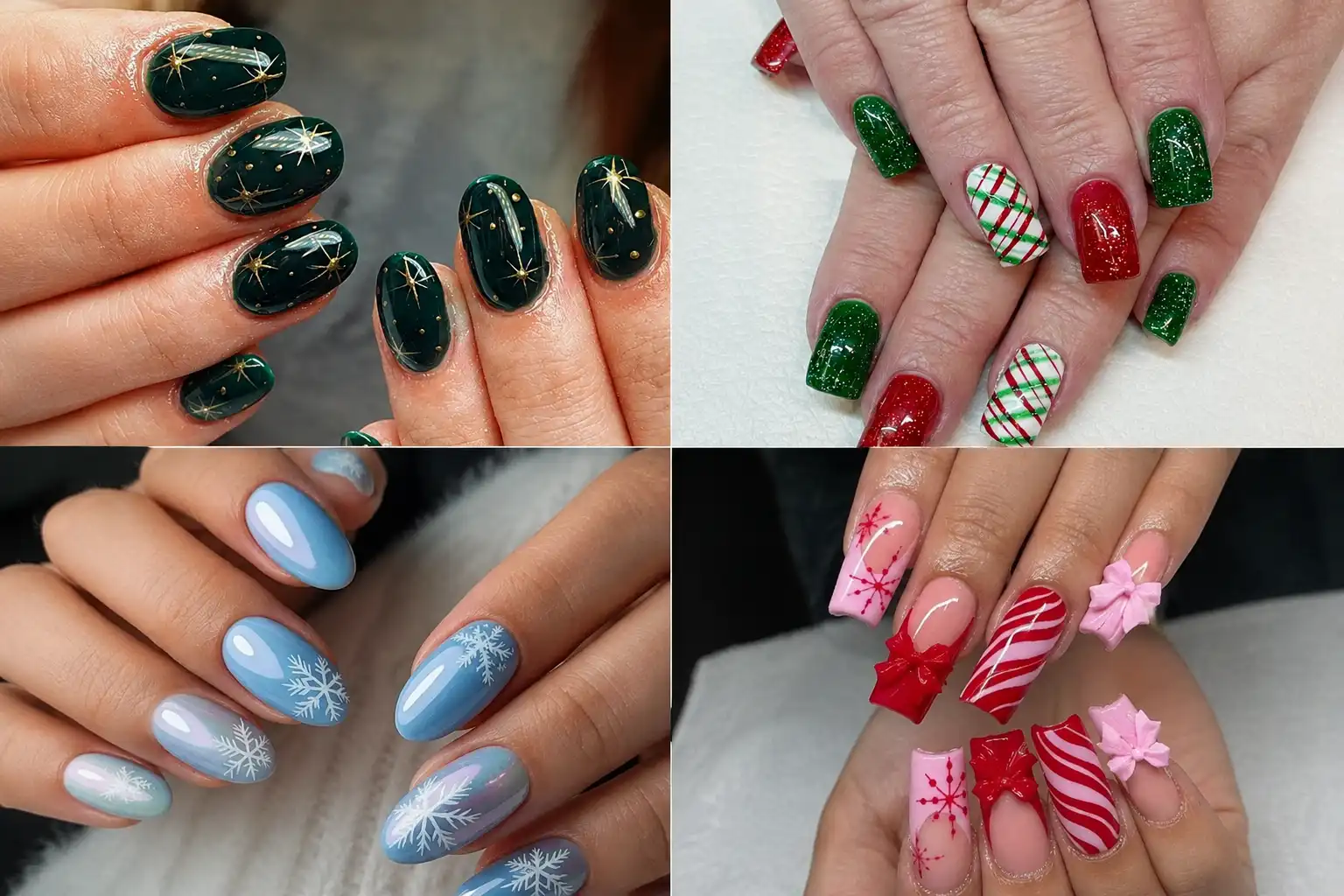 Christmas Nail Art Ideas for a Festive Holiday Manicure