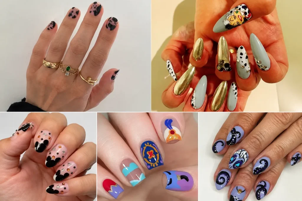 Disney Nail Designs Inspired by Characters, Colors, and Fantasy