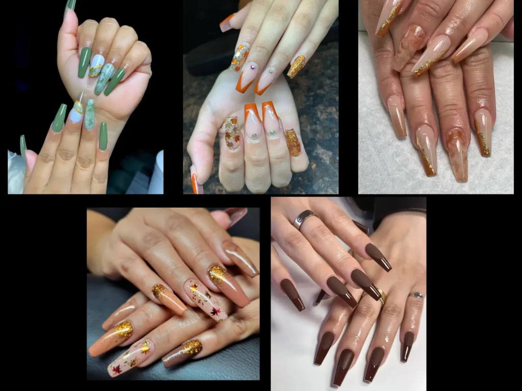 Fall Coffin Nail Ideas for a Stylish Autumn Manicure