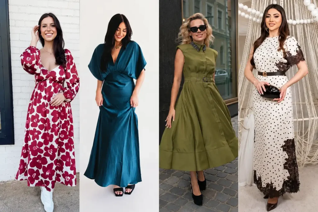 fall wedding guest dresses ideas image