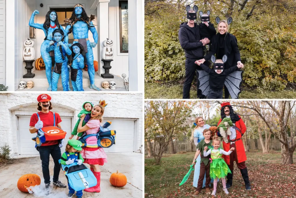 family halloween costumes image