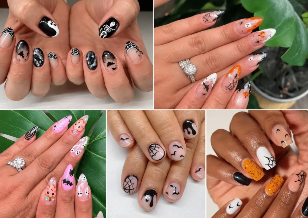 Halloween Bat Nail Ideas for Bewitching Wings and Midnight Magic